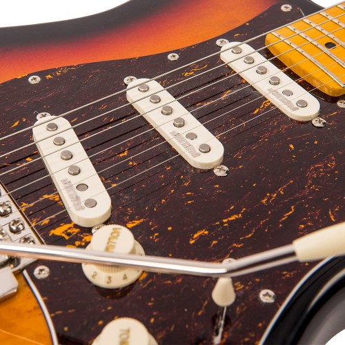 Vintage V6MSSB gitara elektryczna Stratocaster