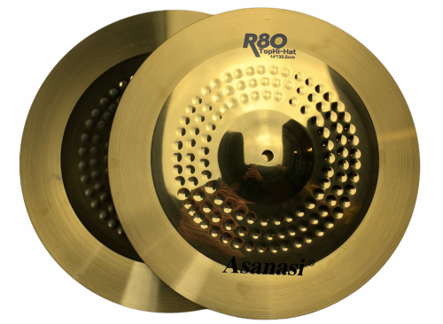 Hi hat Asanasi R80 14 talerze perkusyjne blachy