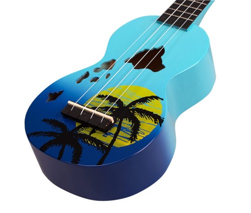Ukulele sopranowe Mahalo MEGA zestaw HAWAI MD1BB