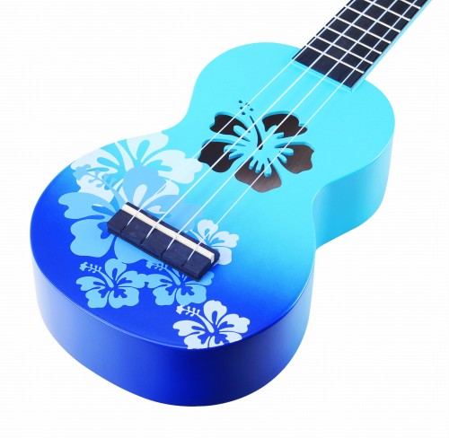 Ukulele sopranowe Mahalo MEGA zestaw HIBISCUS MD1HBB