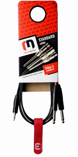 Red's Music AU1750 kabel audio jack 3,5 - 2x 6,3 5m
