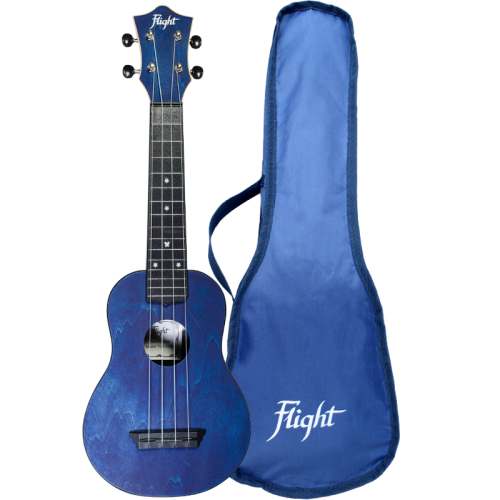 Flight TUS35 DB ukulele sopranowe MEGA ZESTAW