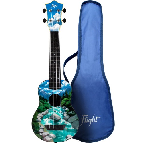 Flight TUS30 SLO ukulele sopranowe MEGA ZESTAW