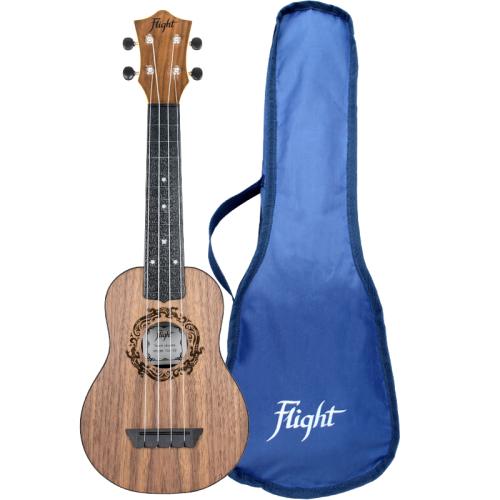 Flight TUS50 ukulele sopranowe MEGA ZESTAW
