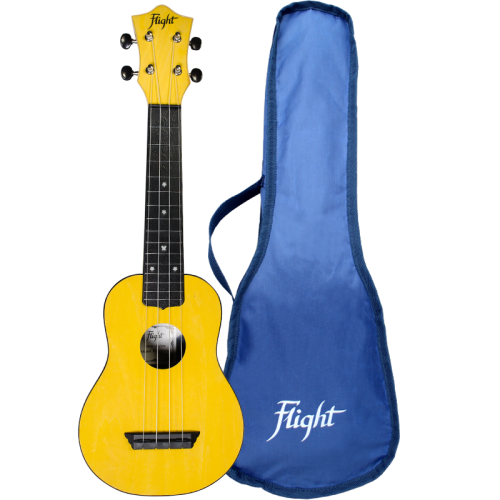 Flight TUS35 YL ukulele sopranowe MEGA ZESTAW