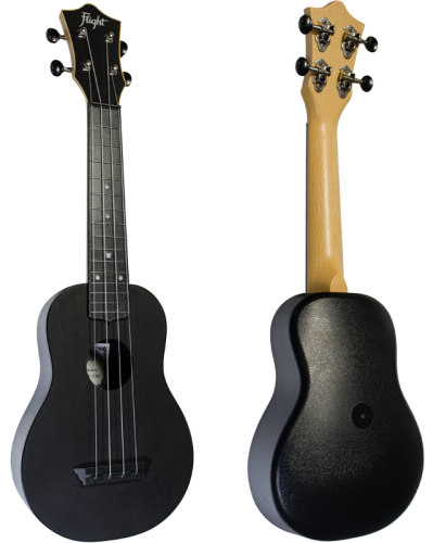 Flight TUS35 BK ukulele sopranowe MEGA ZESTAW