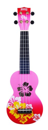 Ukulele sopranowe Mahalo MEGA zestaw HIBISCUS MD1HBRDB