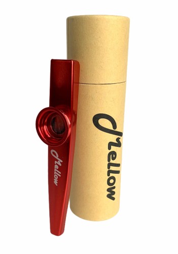Kazoo metalowe  Mellow mirliton flet rzezańców Czerwone