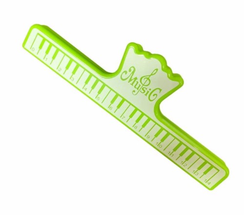 Klips do nut klawiatura zielony klamerka na zeszyt