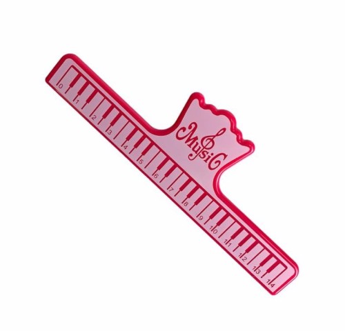 Klips do nut klawiatura różowy klamerka na zeszyt