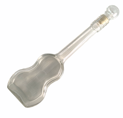 Karafka szklana muzyczna gitara 500ml 