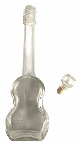 Karafka szklana muzyczna gitara 500ml