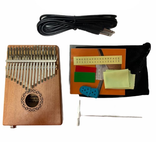 Kalimba elektryczna Jeremi W-17T-ELE drewniana