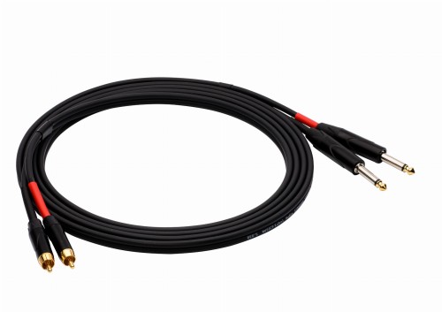 Red's Music AU1415 kabel audio 2rca x 2 jack 6,3