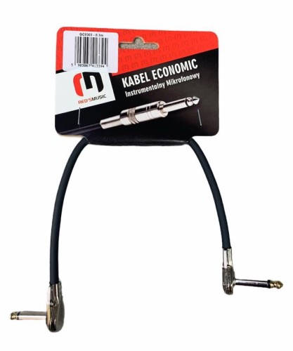 Red's Music GC0303 kabel gitarowy do łączenia efektów 30 cm