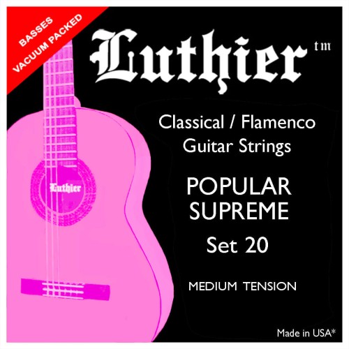 Luthier 20 struny do gitary klasycznej medium