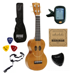 Ukulele Sopranowe Mahalo Uśmiech Brązowe ZESTAW