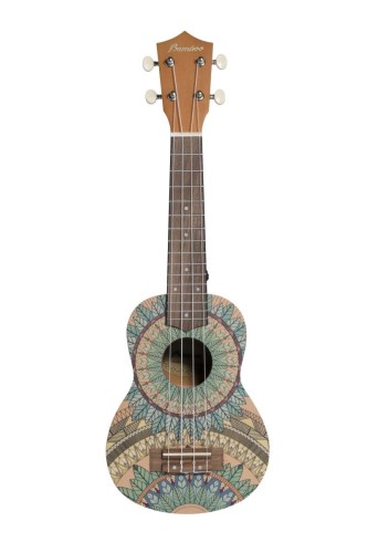 Bamboo BU-21 Fresh Aqua ukulele sopranowe z pokrowcem