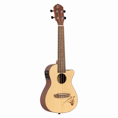 Ortega RU5CE ukulele koncert elektryczne świerk