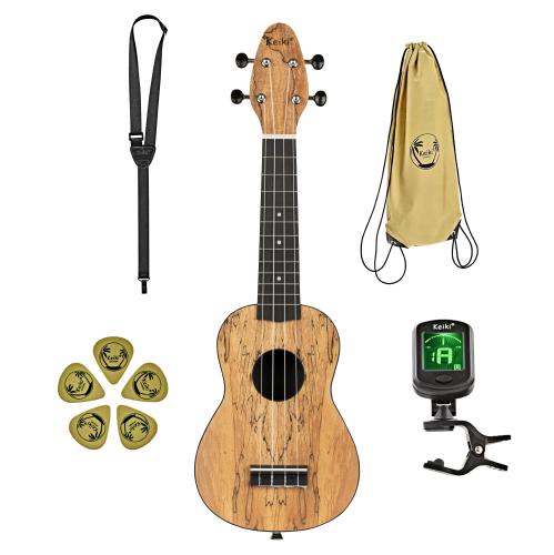 Ortega K3-SPM ukulele sopranowe Keiki MEGA ZESTAW