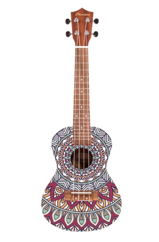 Bamboo BU-23 Deep Ocean ukulele koncertowe z pokrowcem