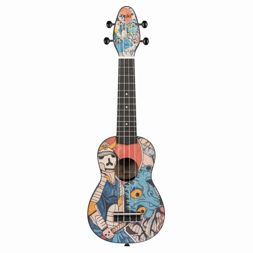 Ortega K2-SR ukulele sopranowe Keiki MEGA ZESTAW