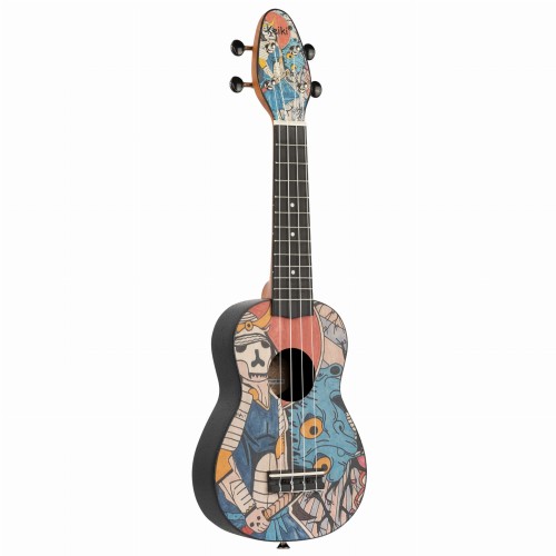 Ortega K2-SR ukulele sopranowe Keiki MEGA ZESTAW