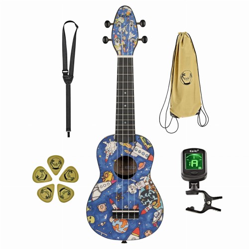 Ortega K2-SP ukulele sopranowe Keiki MEGA ZESTAW