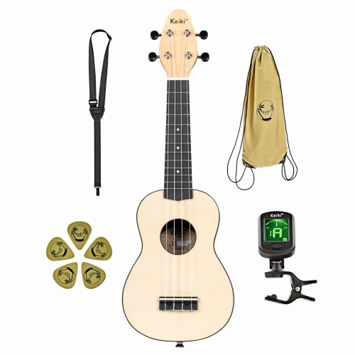 Ortega K2-MAP ukulele sopranowe Keiki MEGA ZESTAW