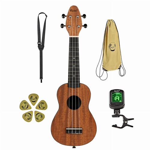 Ortega K2-MAH ukulele sopranowe Keiki MEGA ZESTAW