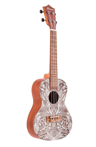 Bamboo BU-23 Elixir ukulele koncertowe z pokrowcem