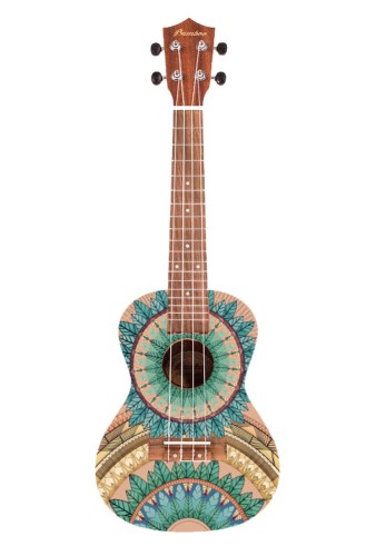 Bamboo BU-23 Fresh Aqua ukulele koncertowe z pokrowcem