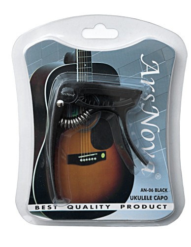 Kapodaster do ukulele ArsNova AN-06 Black