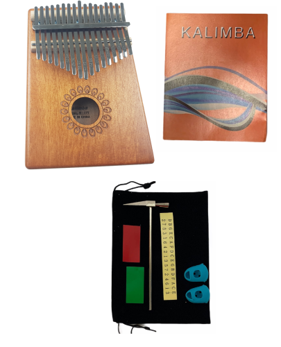 Kalimba drewniana Jeremi W-17T-1 17 blaszek