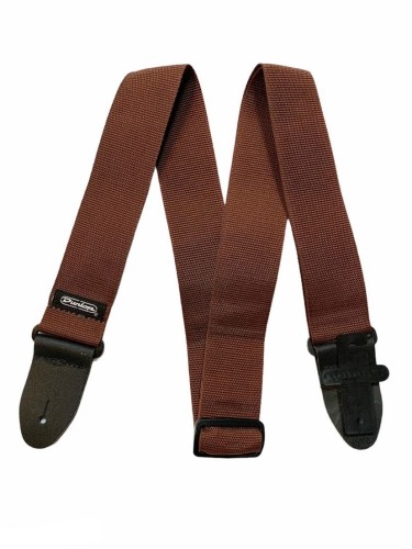 Pas gitarowy Dunlop D07 Brown regulowany nylonowy brązowy