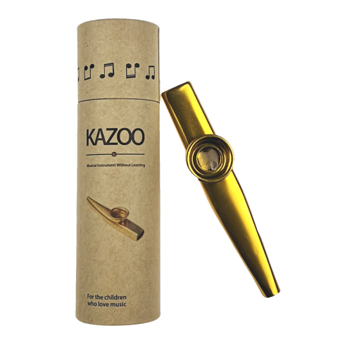 Kazoo metalowe K-1G złoty militron