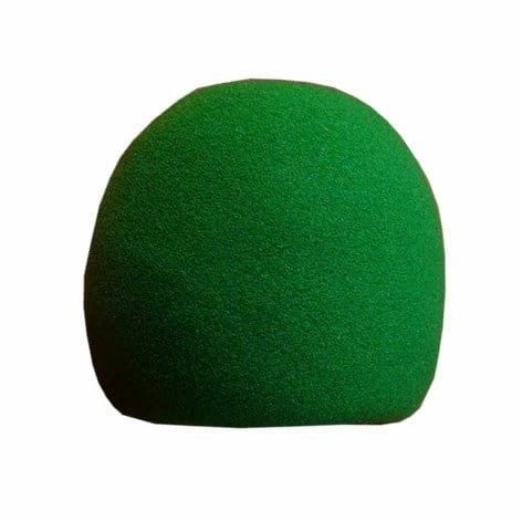Gąbka mikrofonowa zielona osłona przeciwwietrzna