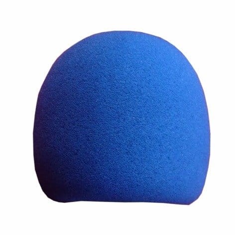 Gąbka mikrofonowa niebieska osłona przeciwwietrzna