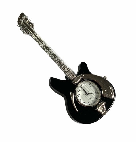 Zegarek stojący w kształcie gitary