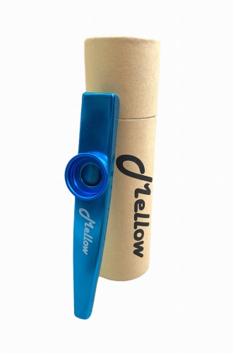 Kazoo metalowe  Mellow mirliton flet rzezańców niebieski