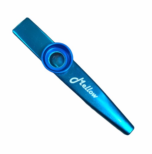 Kazoo metalowe  Mellow mirliton flet rzezańców niebieski