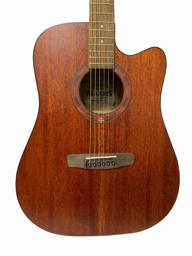 Marris DCEM gitara elektroakustyczna cutaway mahoń
