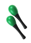 Marakasy Grzechotka Zielone - Para Shaker z Tworzywa - M22