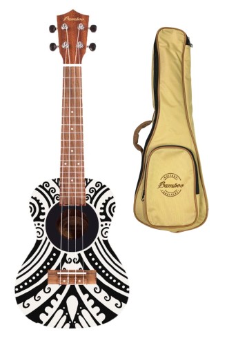 Bamboo BU-23 Mahori ukulele koncertowe z pokrowcem