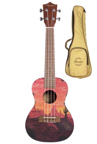 Bamboo BU-23 Sunset ukulele koncertowe z pokrowcem