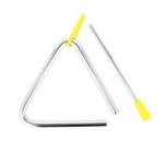 Trójkąt Instrument Muzyczny Stalowy Głośny 10 cm - Kera T4